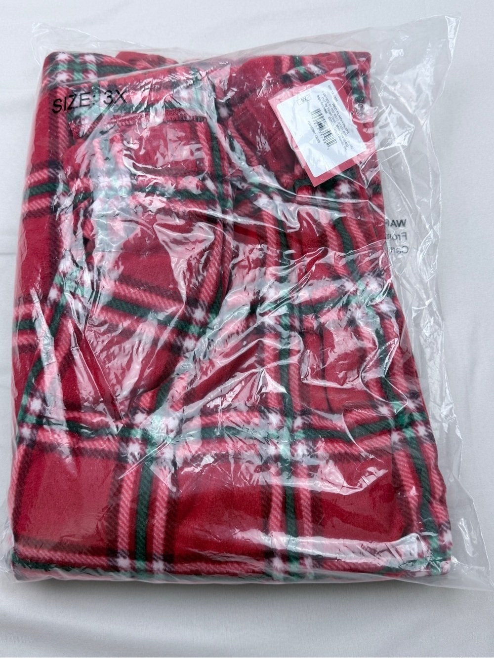 Target Red Plaid Fleece Pajama Pants